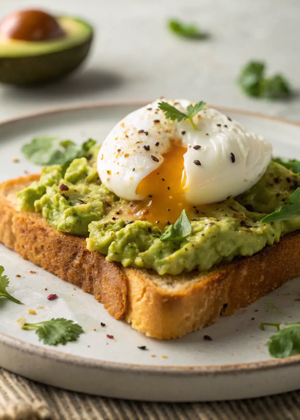 Avocado Toast with Poached Egg