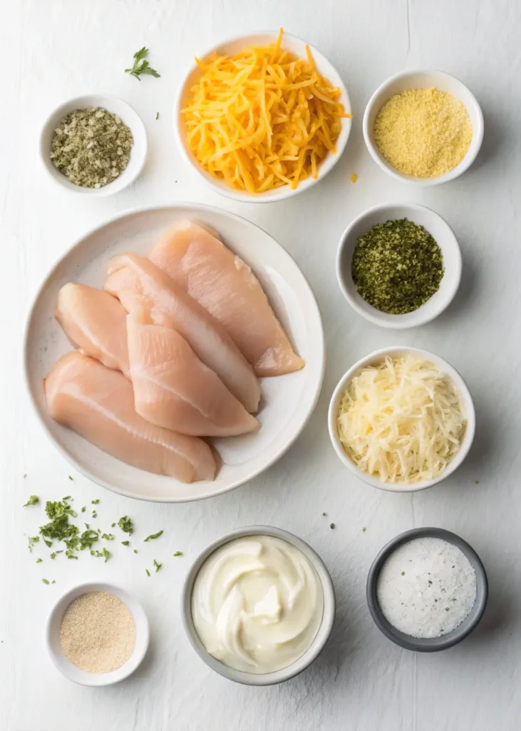 Cheesy Ranch Chicken ingredients